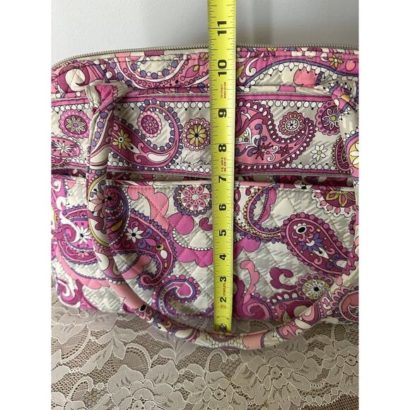 Vera Bradley Bag Paisley Meets Plaid Bowler - Picture 11 of 12